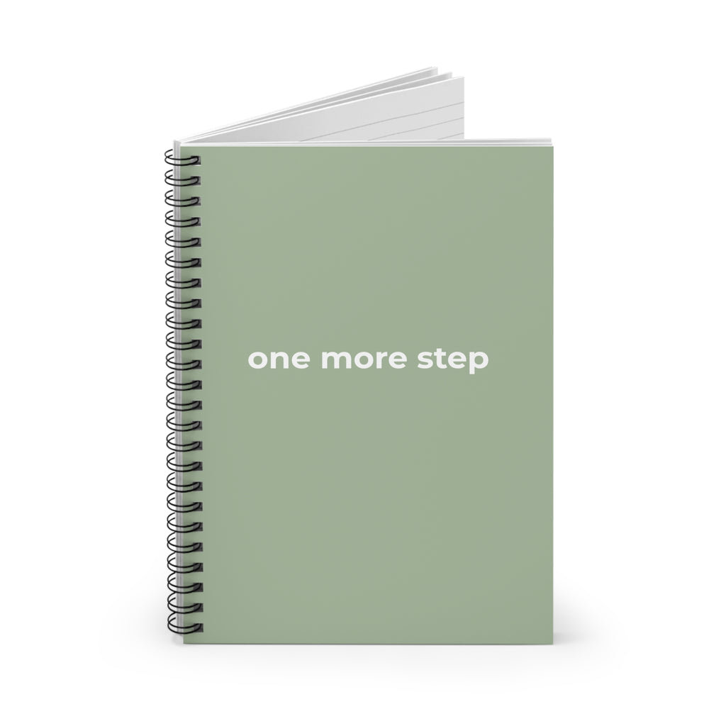 One More Step Spiral Notebook — Motivational Ruled Journal