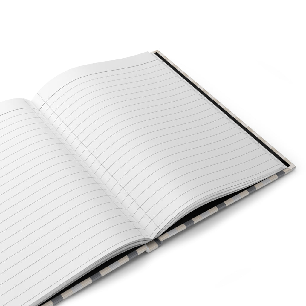 Minimalist Plaid Hardcover Notebook – Matte Finish Journal