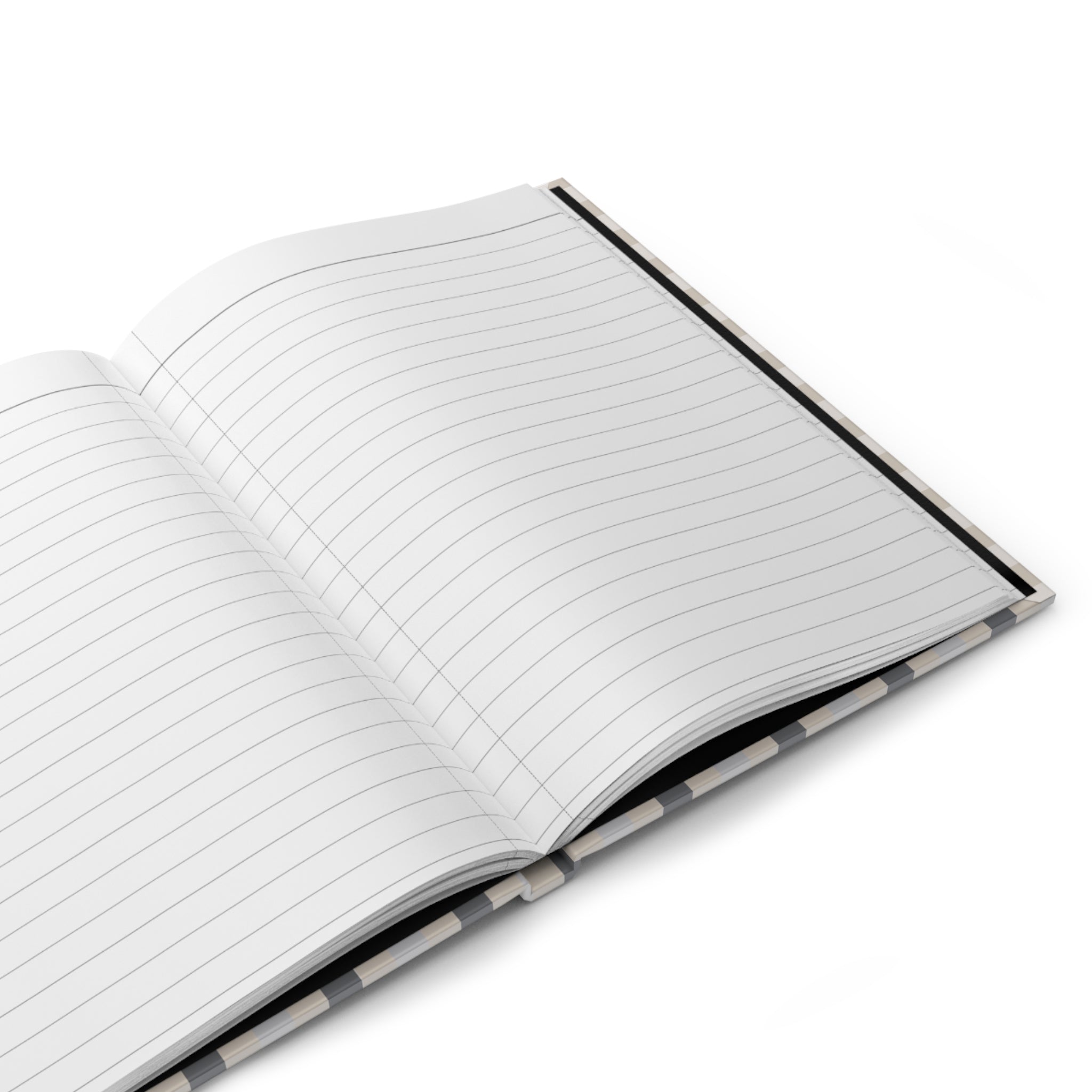Minimalist Plaid Hardcover Notebook – Matte Finish Journal